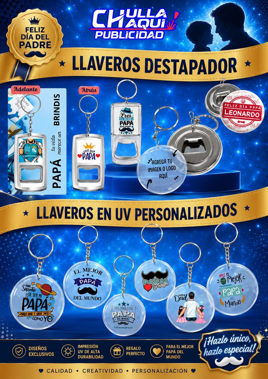 Llaveros Día del Padre