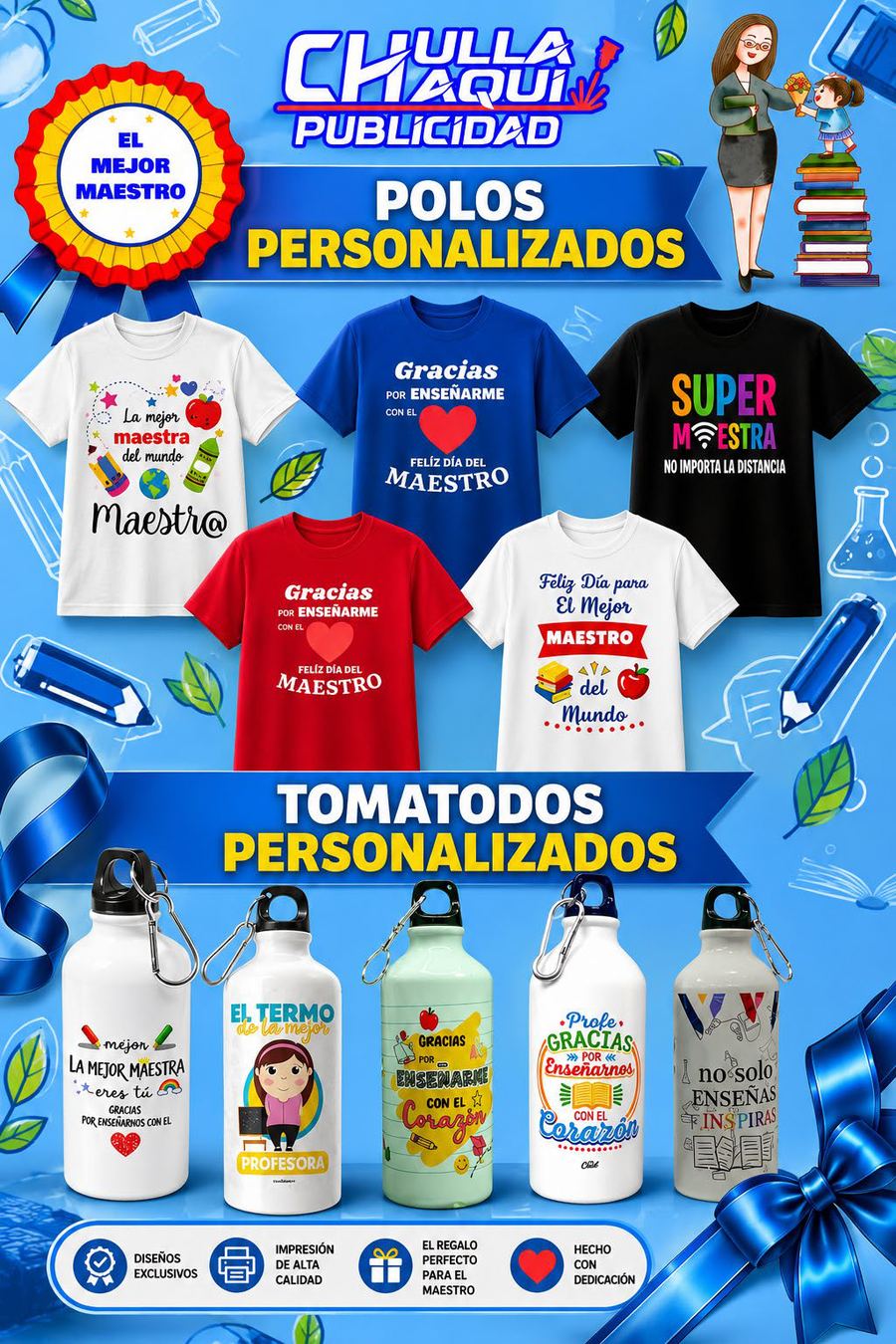 Polos y tomatodos personalizados